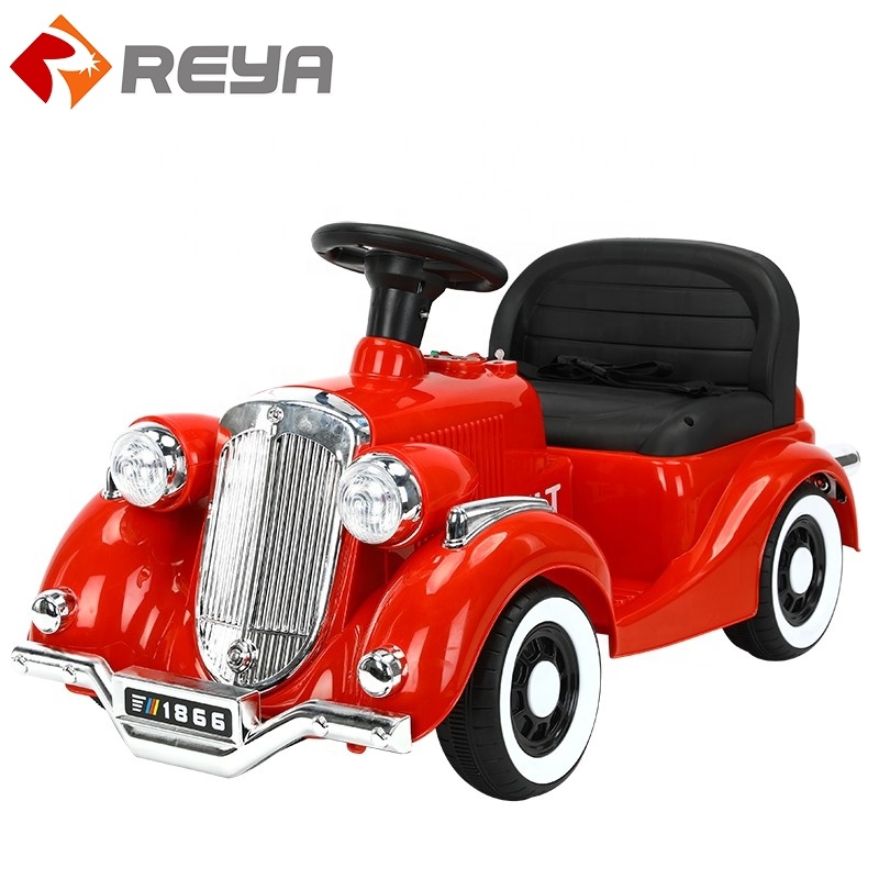 حار عودة السيارات الكلاسيكية للأطفال الكهربائية أربعة wheel car يمكن الجلوس adults 1-5 سنوات من العمر charging remote control car