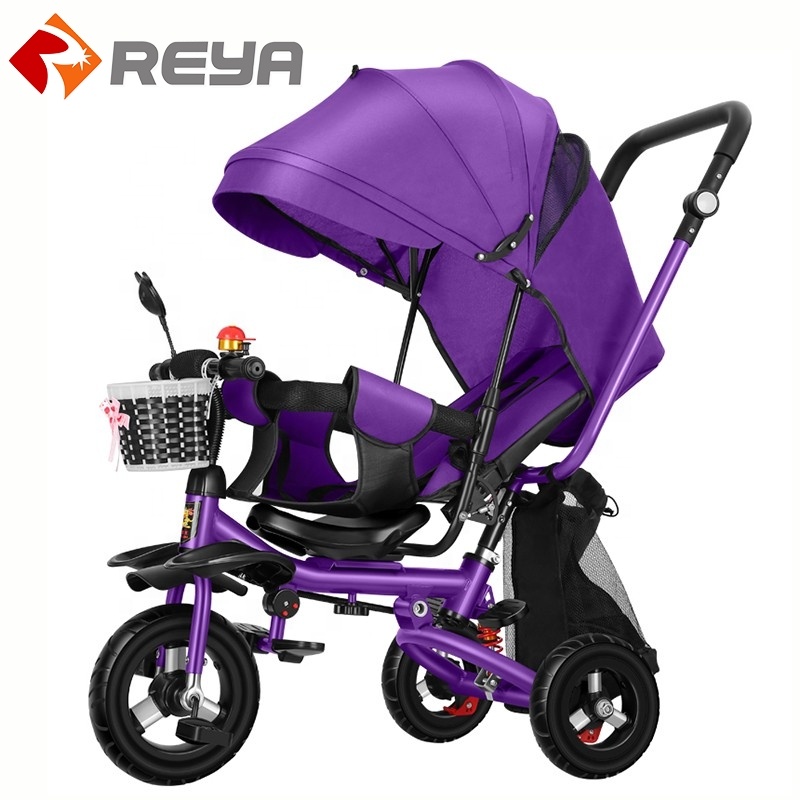 High Quality 3 Wheels Baby Tricycle For Children Trikes With Sun Shade For Baby Ride On Toy Kid Tricycle