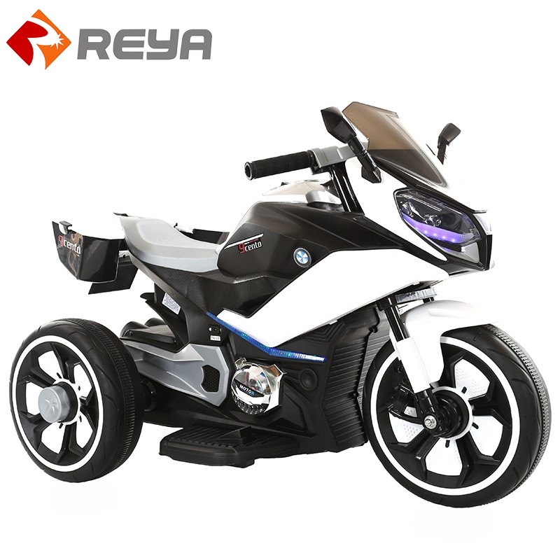 2023 High Quality Child ride on toy Kids Electric Motor cycle New three Wheel toy car