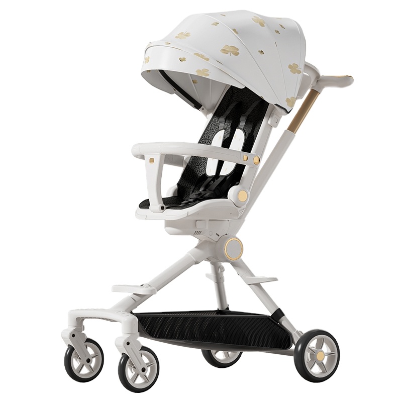 2023 good quality baby strollers one - handed one - step Fold stands when Fold baby strollers