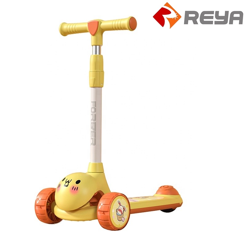 Высококвалифицированные школьницы Baby Foot Play Toy Ride on Toys Balance Kick Flash 3 Wheels Children 's Scooter for Kids with Seat