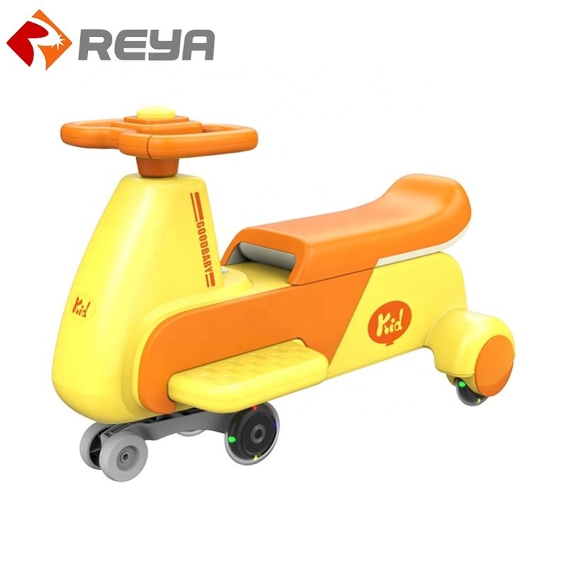 2023 High Quality New Children's Twist Car 4 Wheels With Music Swing Car Kids Toy Ride On Car With Many Colors