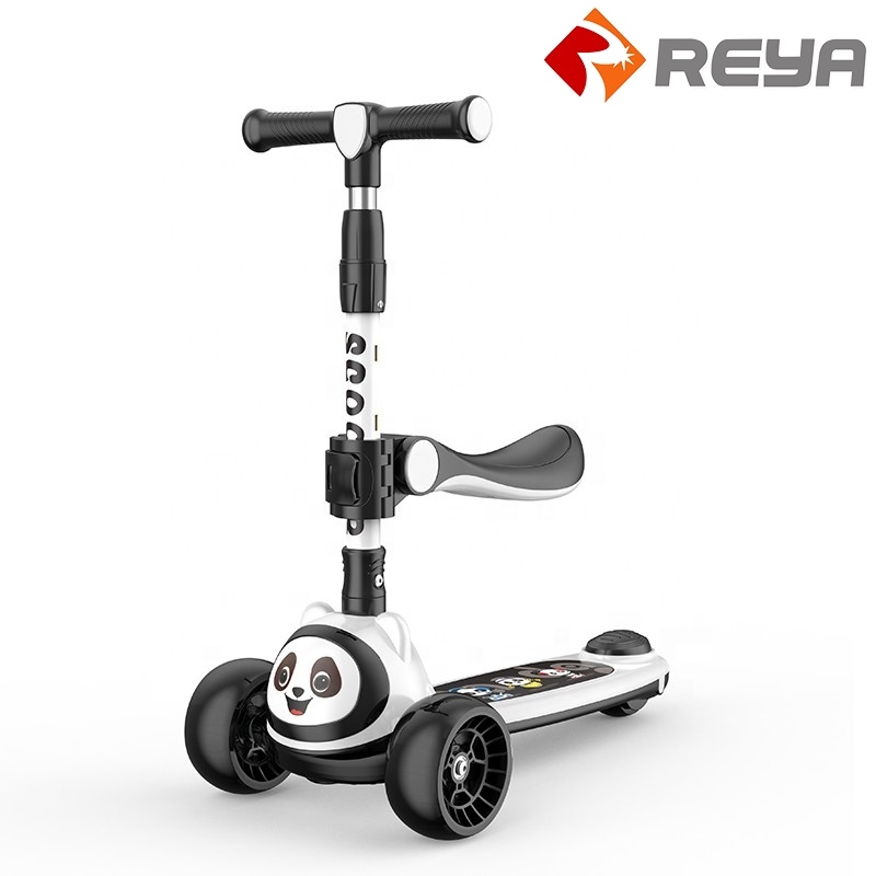 High Quality scooter Adjustable 3 Wheel Kids Toy ride sur Toys balance Kick bébé scooter foldable pour enfants