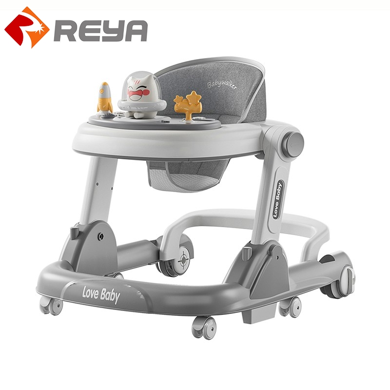 High Quality Plastic Music Cartoon Baby Walker Simple Baby Walkers 2023 Model Baby Walker Tricycle