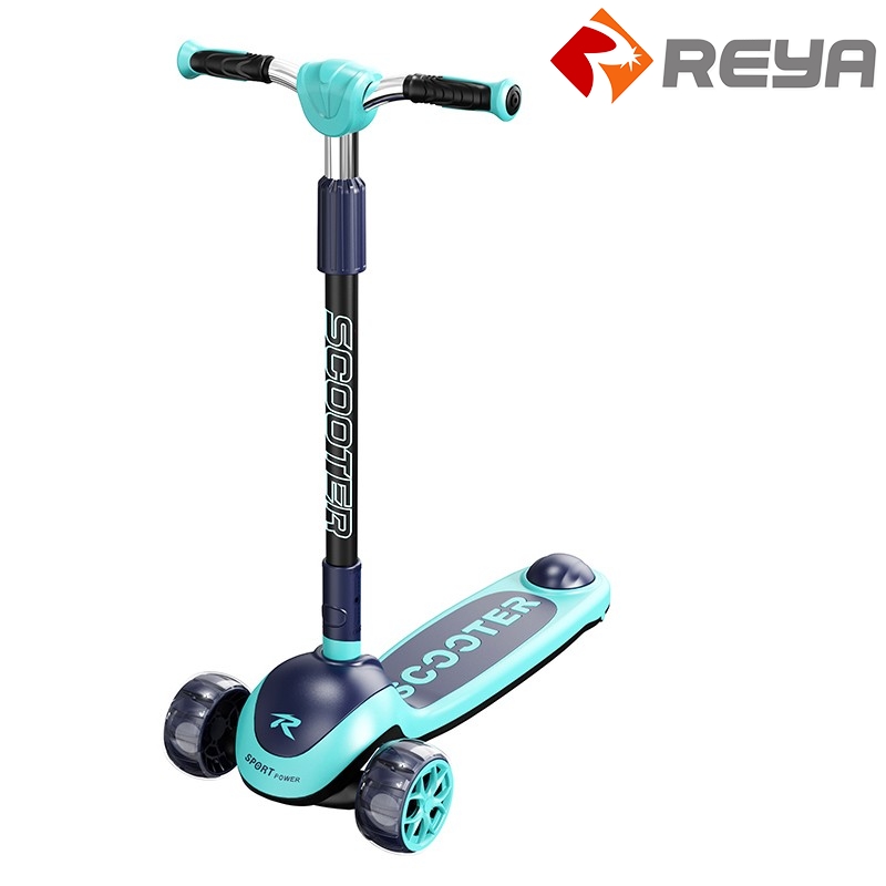 2023 High Quality Model Three Wheel With Led Light Right On Car Folding Baby Scooter For Kids