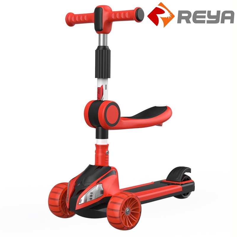 عالية الجودة للأطفال Scooter pu led wheel kick toy Scooter الطفل adjustable الأطفال Scooter Foot