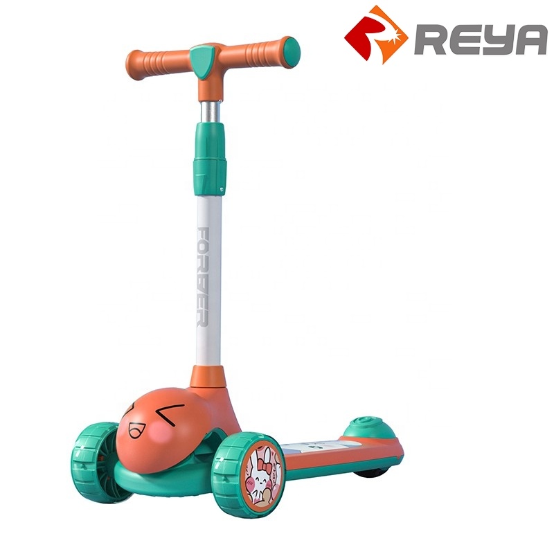 Высококвалифицированные школьницы Baby Foot Play Toy Ride on Toys Balance Kick Flash 3 Wheels Children 's Scooter for Kids with Seat