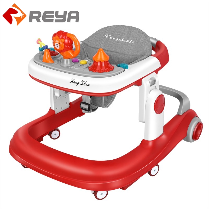 New Model Baby Walker Young Child Car Multi function Baby Walker Musical And Flashing Light Walker For Baby 6 Pu Wheels