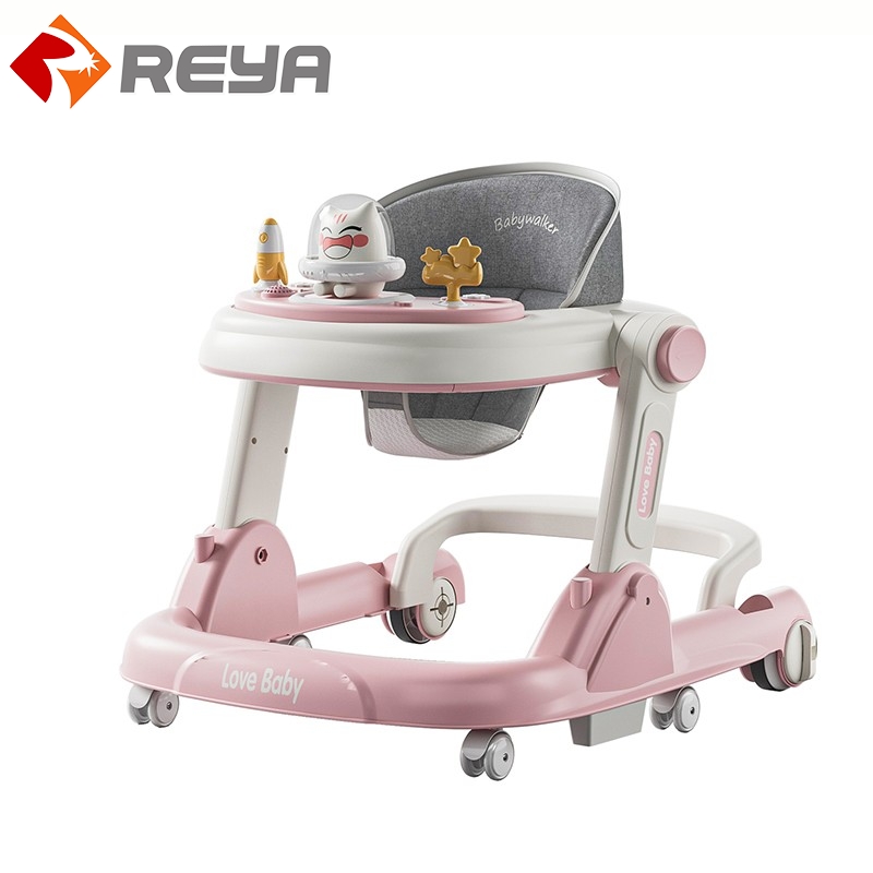 High Quality Plastic Music Cartoon Baby Walker Simple Baby Walkers 2023 Model Baby Walker Tricycle