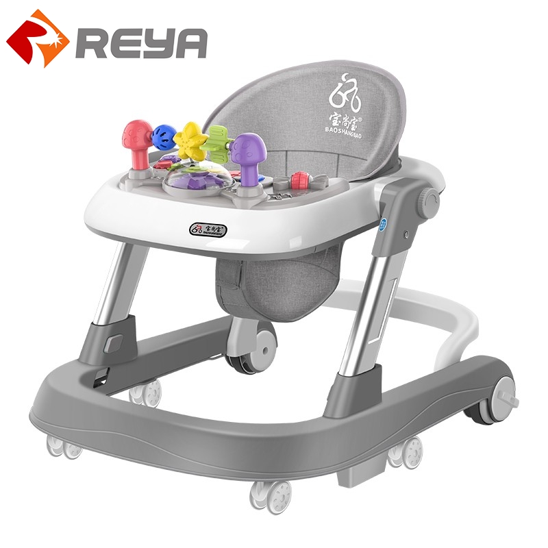 2023 Good Quality Adjustable Height Baby Carriage Plastic Toddler Walker For Baby