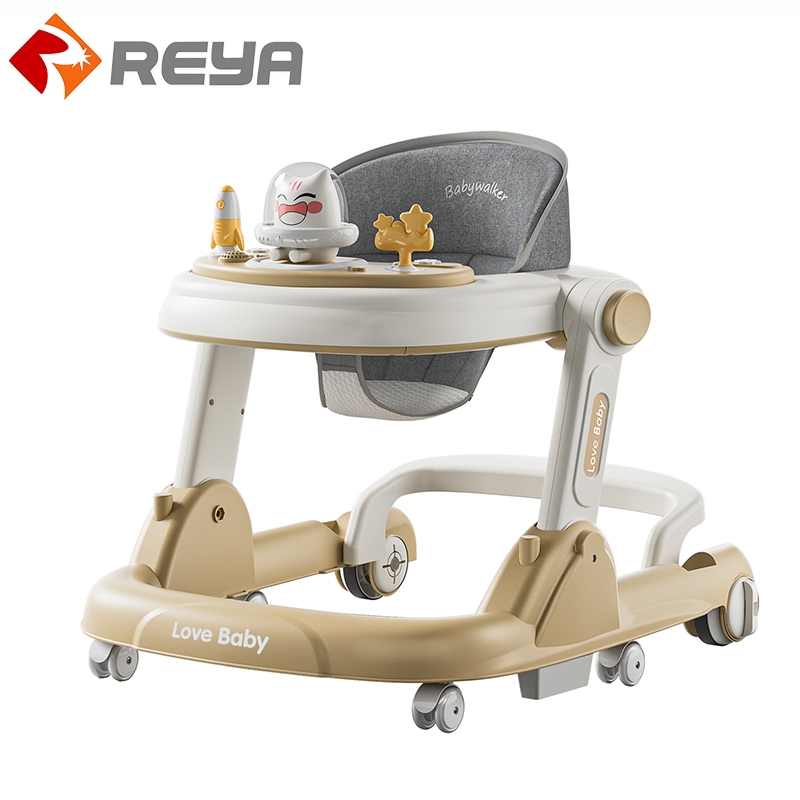 High Quality Plastic Music Cartoon Baby Walker Simple Baby Walkers 2023 Model Baby Walker Tricycle