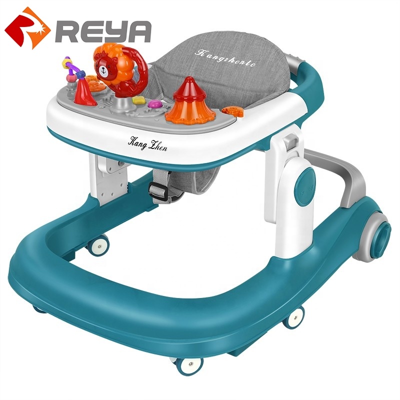 New Model Baby Walker Young Child Car Multi function Baby Walker Musical And Flashing Light Walker For Baby 6 Pu Wheels