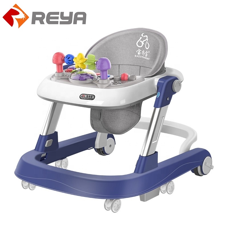 2023 Good Quality Adjustable Height Baby Carriage Plastic Toddler Walker For Baby