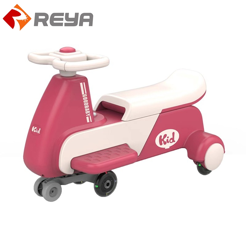 2023 High Quality New Children's Twist Car 4 Wheels With Music Swing Car Kids Toy Ride On Car With Many Colors