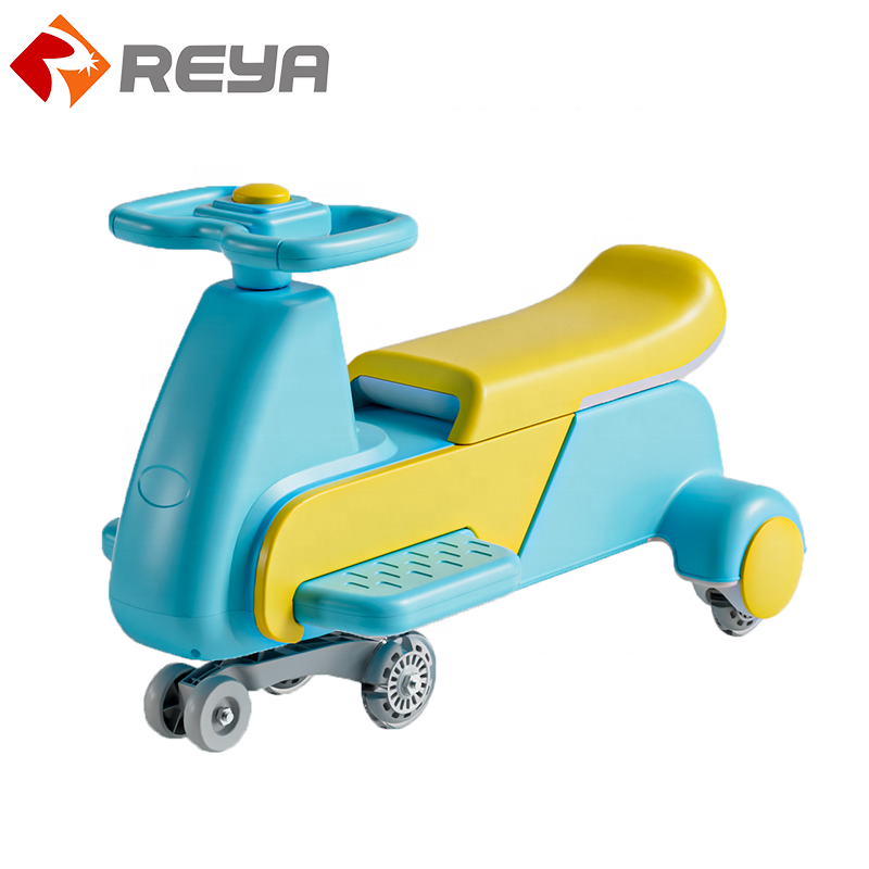 2023 High Quality New Children's Twist Car 4 Wheels With Music Swing Car Kids Toy Ride On Car With Many Colors