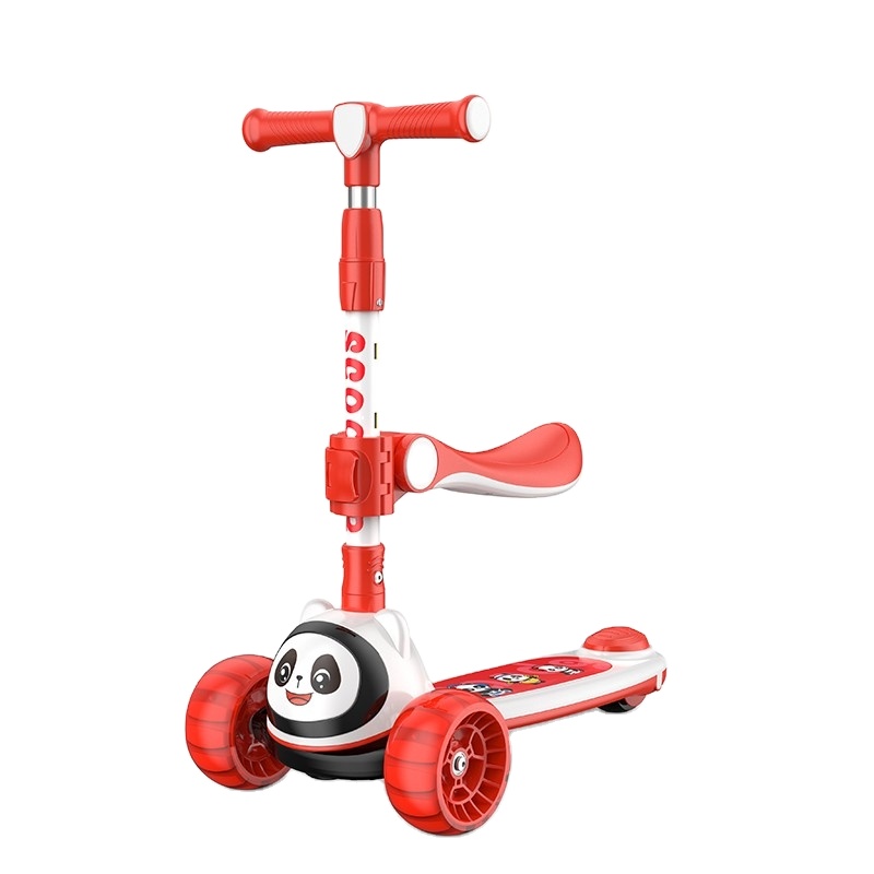 High Quality scooter Adjustable 3 Wheel Kids Toy ride sur Toys balance Kick bébé scooter foldable pour enfants