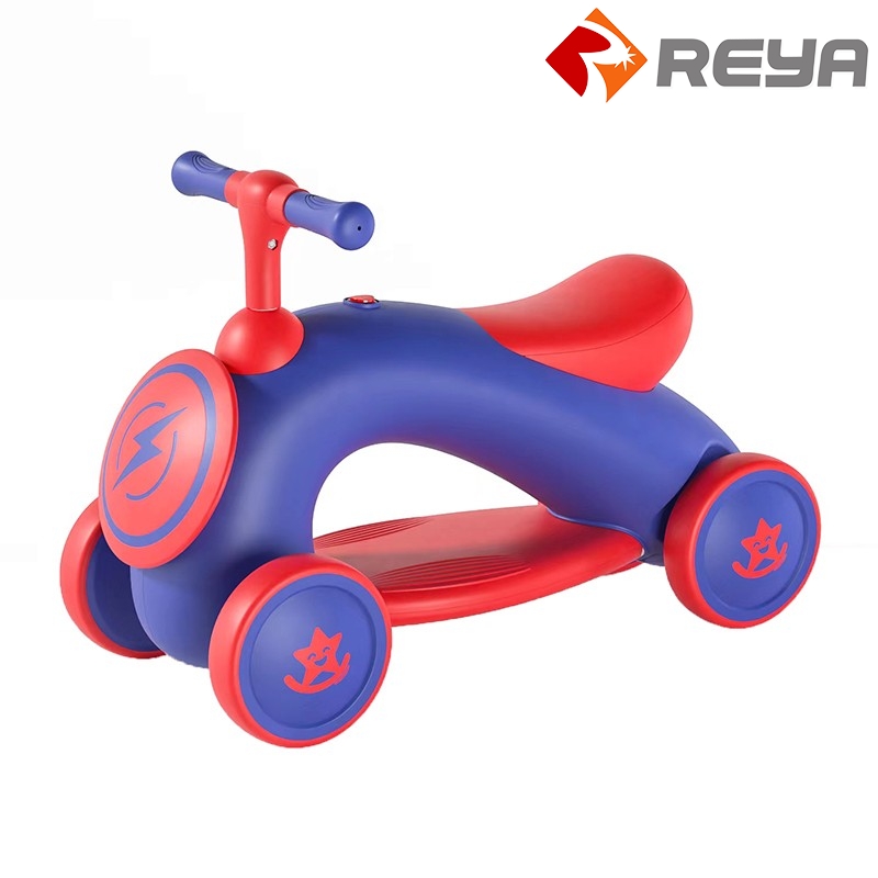 wholesale abs foldable folding kids kick pedal scooter for kids 3 wheel with rubber wheels light