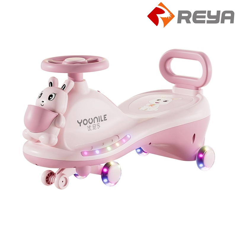 Toy Baby Swing Car With Music And Light For Kids Universal Wheel Sliding Ride On Cars Toys 6 Year Olds Children Gift