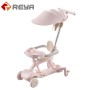 Factory Price Four In One Baby Walker Kids Kick Scooter Push Scooter With Three Flash Pu Wheels