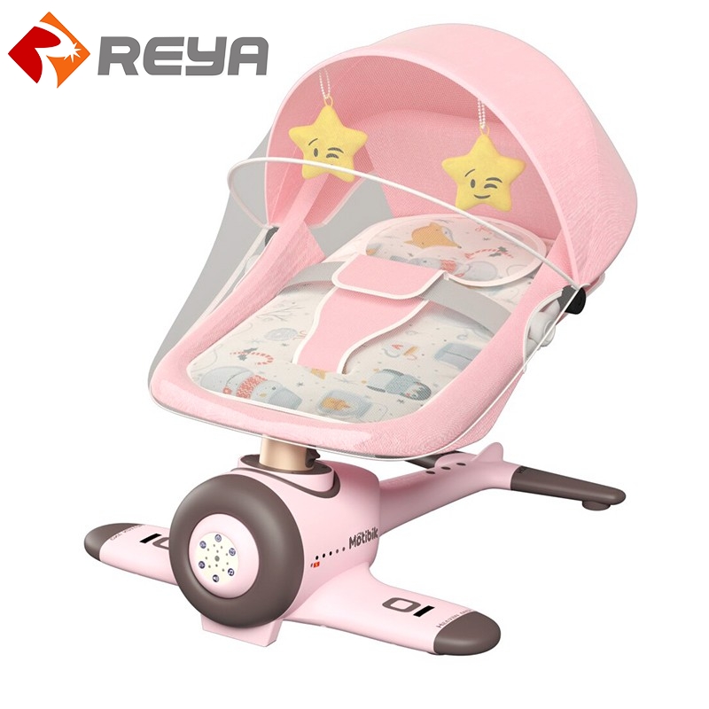  Muti -funtion Baby Sleeping Soft Swing Chair Baby Furniture Kids Furniture Bouncer Foldable Metal Modern 