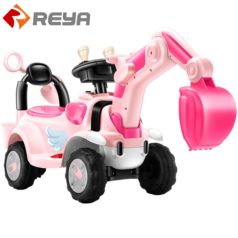 Children's Electric Car Four-wheeled With Battery and Light Music Remote Control Kids Slide Car